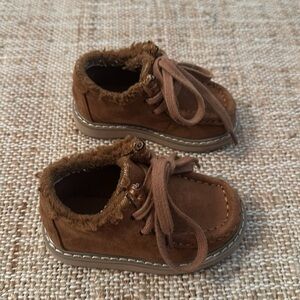 Gap Toddler Sherpa Moc Boots Brown Size 5